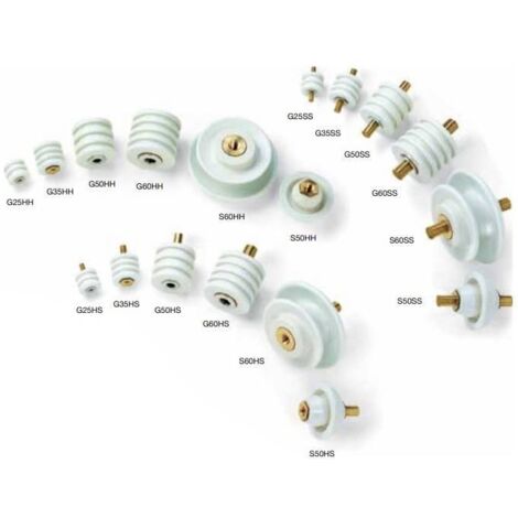 Widap 780010 Isolateur en céramique (Ø x H) 60 mm x 60 mm M10 Céramique 1 pc(s)