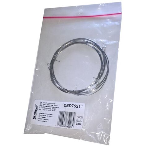 Widerstandsdraht, 3 Stück. Schnittlänge 1280 mm - DED75221