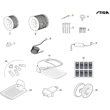 Widerstandskit Robotermäher Modelle G1200 G300 ORIGINAL STIGA 122063053/0