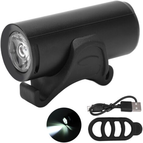 Wiederaufladbare 1200-mAh-USB-Frontleuchte für Fahrräder, wasserdichte Lampe für Nachtfahrten