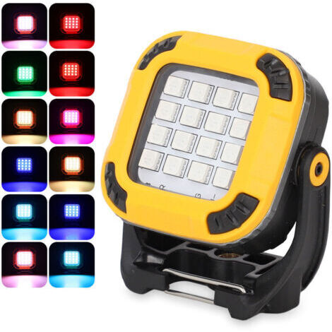 Wiederaufladbare COB-Arbeitsleuchte, Mini-Campinglampe, wasserdichte Taschenlampe, Magnetfuß, für Camping/Notfälle/Reparaturen