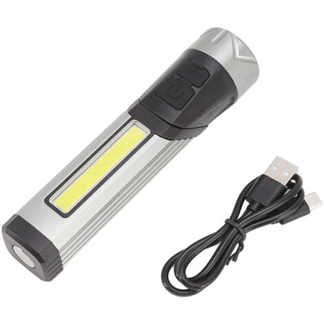 Wiederaufladbare COB-LED-Arbeitsleuchte, 7 Modi, magnetisch, faltbar, hohe Helligkeit für Camping und Reparaturen