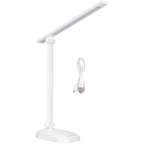Wiederaufladbare LED-Leselampe per USB, faltbar, drei Farbmodi, einfache Bedienung, augenschonend, kinderfreundlich