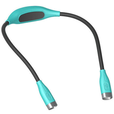 Wiederaufladbare LED-Nackenleuchte, [Lampe] (Luxus) [Glamourös] [Mit Nackenband] [Beleuchtet] [3 Modi] zum Lesen, Stricken, Campen und Reparieren