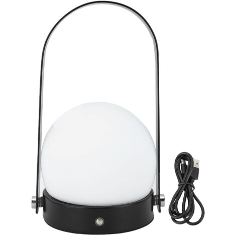 Wiederaufladbare LED-Tischleuchte mit 3 Farbtemperaturen, dimmbar für den Innen- und Außenbereich in dunklen Räumen