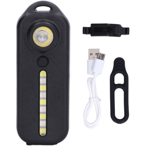 Wiederaufladbare Schulterleuchte per USB, 5 Leuchtmodi, wasserdicht (IPX3), Ein-Knopf-Bedienung für Fahrräder