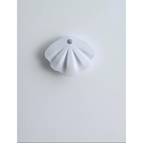 Wiederaufladbare smarte LED-Lampe mit Bewegungssensor, magnetisches Nachtlicht ohne Verkabelung, Wandleuchte für den Innenbereich, Türnummernleuchte (Weiß)
