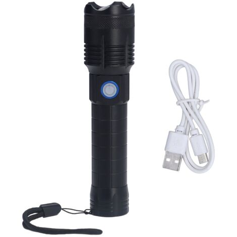 Wiederaufladbare Stirnlampe mit 5000 Lumen und 5 Leuchtmodi für Wandern, Camping und Notfälle