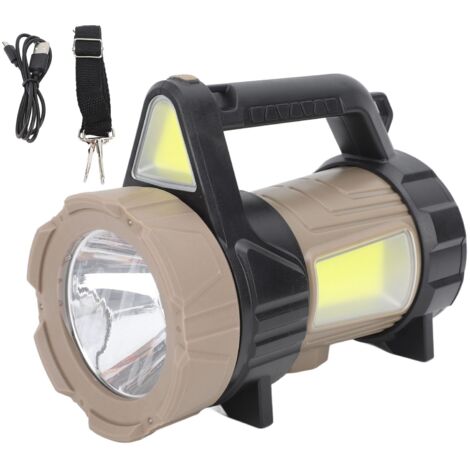 Wiederaufladbare Taschenlampe mit Suchscheinwerfer, 3500 lm, leistungsstarker tragbarer Suchscheinwerfer für den Außenbereich