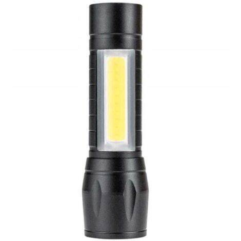 Wiederaufladbare USB-LED-Taschenlampe 10 cm taktisch