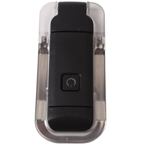 Wiederaufladbare USB-Leseleuchte mit Clip, einstellbare Helligkeit, tragbar mit LED-Anzeige