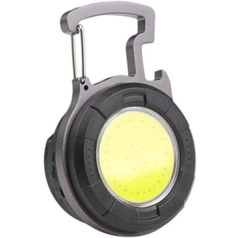 Wiederaufladbare USB-Taschenlampe mit Schlüsselanhänger, multifunktionale Taschenlampe für Camping und Outdoor-Aktivitäten, praktische und tragbare Beleuchtungsmodi