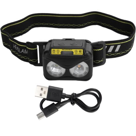 Wiederaufladbare USB-Wandertaschenlampe mit Bewegungserkennung, wasserdicht und leistungsstark für den Einsatz im Freien