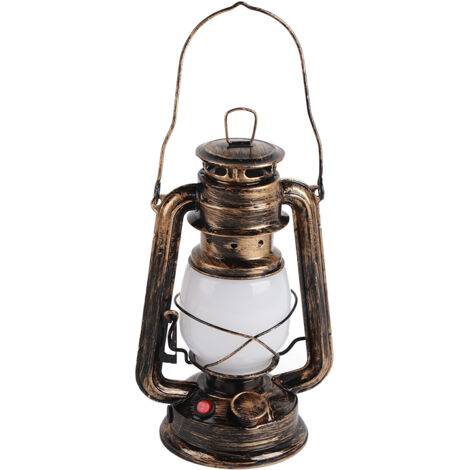 Wiederaufladbare Vintage-LED-Sturmlaterne mit Dimmer für den Innen- und Außenbereich