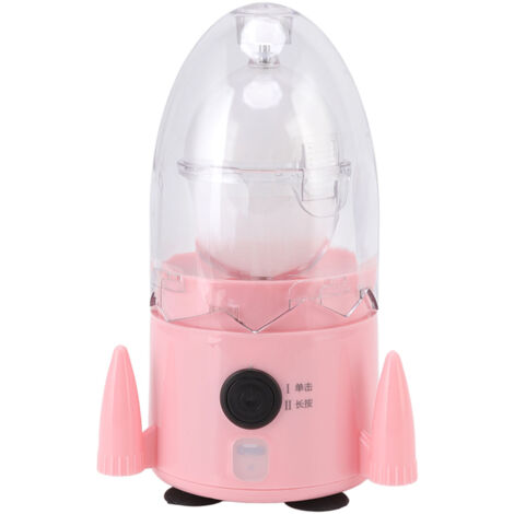 Wiederaufladbarer Eierwender aus Silikon mit lebensmittelechtem ABS-Sockel, goldfarbene Streuer für den Hausgebrauch, 15 W, 5 V, pink