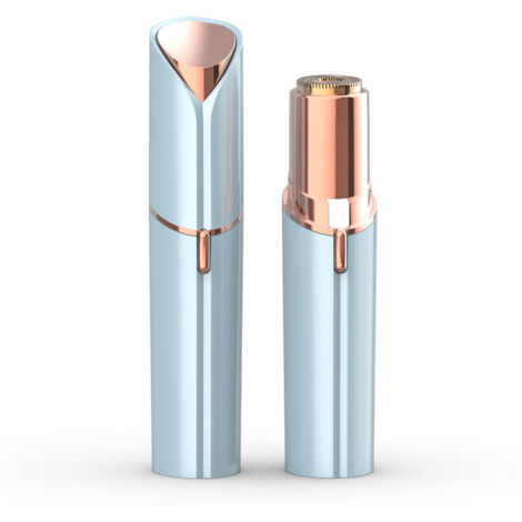 Wiederaufladbarer elektrischer Gesichtsrasierer für Frauen per USB, für Oberlippe und Flaum, tragbares, schmerzfreies Haarentfernungsgerät