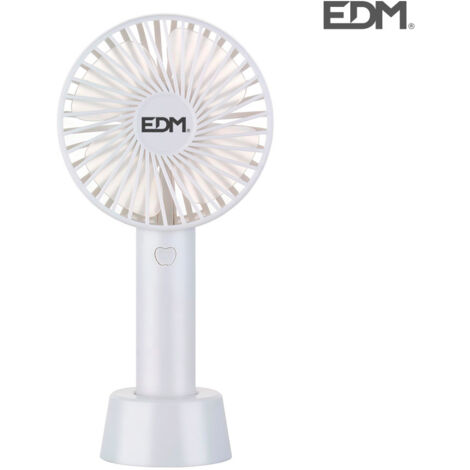 Wiederaufladbarer Handventilator 4,5 W, Flügel 10,6 x 6,5 x 22 cm, EDM