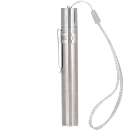 Wiederaufladbarer USB-Laserstift für Katzen – Interaktives Trainingsspielzeug aus Edelstahl mit Rot-/UV-Licht