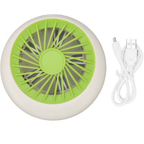 Wiederaufladbarer USB-Tischventilator, 3 Geschwindigkeitsstufen, leiser Betrieb, starker Luftstrom, kompakt für Schlafzimmer, Büro, Reisen, umweltfreundlich