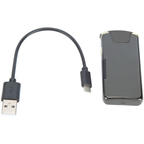 Wiederaufladbarer USB-Zigarettenanzünder mit doppeltem Lichtbogen, LED-Anzeige und windfestem Design