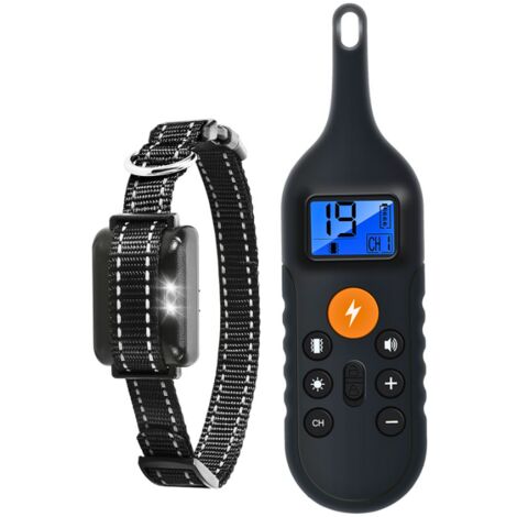 Wiederaufladbares Hundeerziehungshalsband mit Vibration, Ton und elektrischer Stimulation, IPX67 wasserdicht, geeignet für alle Hunde - ANDERE