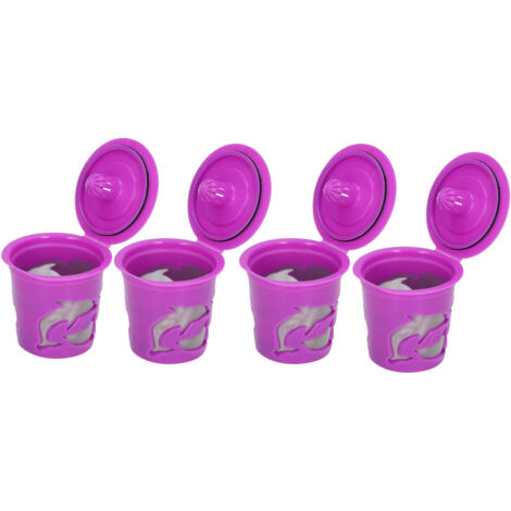 wiederverwendbare 100-ml-Kaffeekapseln mit Filter für Kaffeemaschinen