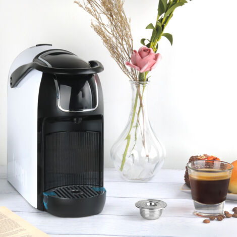 Wiederverwendbare Edelstahl-Kaffeekapsel, kompatibel mit BIALETTI, inklusive Löffelbürste