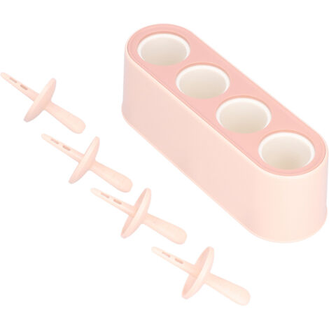 Wiederverwendbare Eisform aus lebensmittelechtem Silikon – Rosa – DIY-Küchenutensil