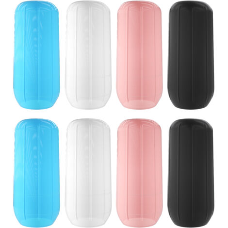 Wiederverwendbare, elastische Silikon-Reisehülle, 8-teiliges Set, auslaufsichere Abdeckung für Kosmetikflaschen, Shampoo und Duschgel