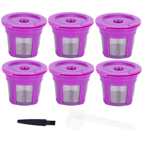 Wiederverwendbare Kapselbürste und Löffel für KEURIG 2.0 - 6 Stück