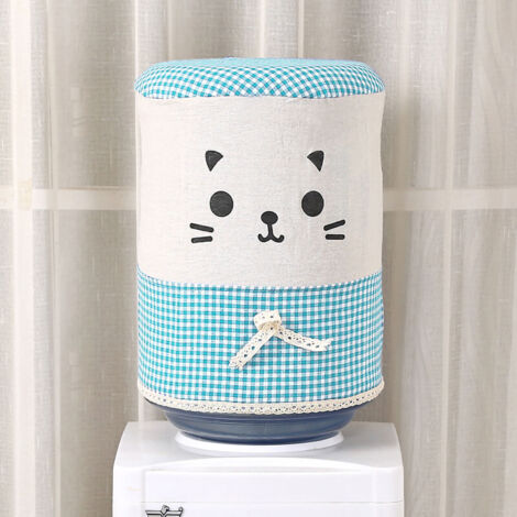Wiederverwendbare Schutzhülle für Wasserkanister – Staubschutzhülle mit niedlichem Katzenmotiv für Büro oder Zuhause, Maße: 34 cm x 28 cm