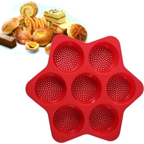 Wiederverwendbare Silikonform für Cupcakes und Muffins, geeignet für Schokolade und Süßigkeiten, antihaftbeschichtete Backform