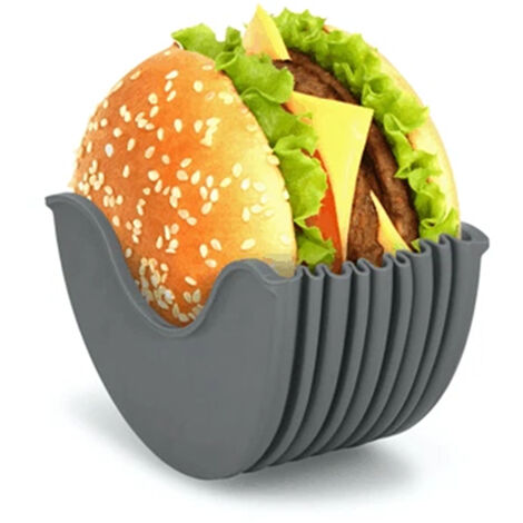 Wiederverwendbare und elastische Burgerschale, umweltfreundlich für Kinder und Senioren