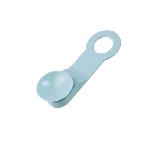 Wiederverwendbarer, 2-teiliger TPR-Toilettensitz-Hebegriff, waschbares Badezimmeraccessoire – Hellblau