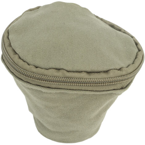 Wiederverwendbarer Aufbewahrungsbeutel für Kaffeefilter, wasserdichte, tragbare Canvas-Tasche für kegelförmige Papierfilter
