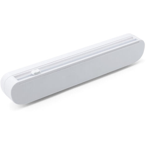 Wiederverwendbarer Folienschneider mit Saugnapf, verstellbarer Spender für Aluminiumfolie und Frischhaltefolie, Küchenutensil