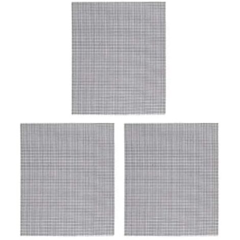 Wiederverwendbarer Grillrost (3er-Set ) - VENTEO - Antihaftbeschichtete Grill- und Backofenmatte - 3933 cm - Grillen von Fleisch und Gemüse - Flexible Glasfaser - Universell einsetzbar