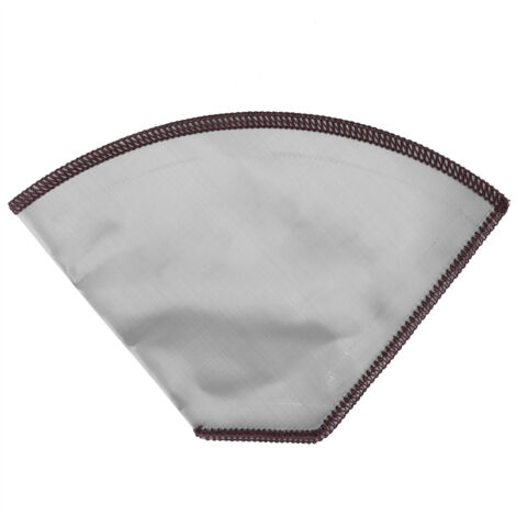 Wiederverwendbarer Kaffeefilter aus Edelstahl, faltbar, trapezförmig, für 4 bis 6 Tassen