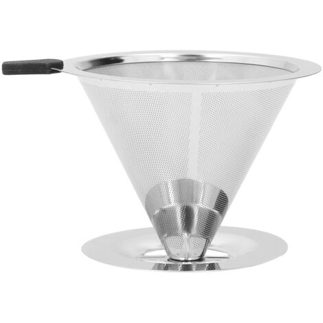 Wiederverwendbarer Kaffeefilter aus Edelstahl – Tragbarer Kaffeefilter für Wanderungen und Reisen