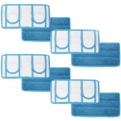 Wiederverwendbarer Mikrofaser-Wischmoppbezug, strapazierfähiger, maschinenwaschbarer Wischmoppbezug, wiederverwendbarer Bodenwischmoppbezug, Swiffer-kompatibler Trockenwischmoppbezug