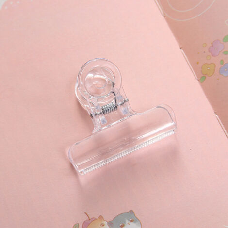 Wiederverwendbarer, transparenter Lebensmittelclip – 1 Kunststoffclip – 20 g – Luftdichter Verschluss für Beutel, ideal für Küche und Haushalt