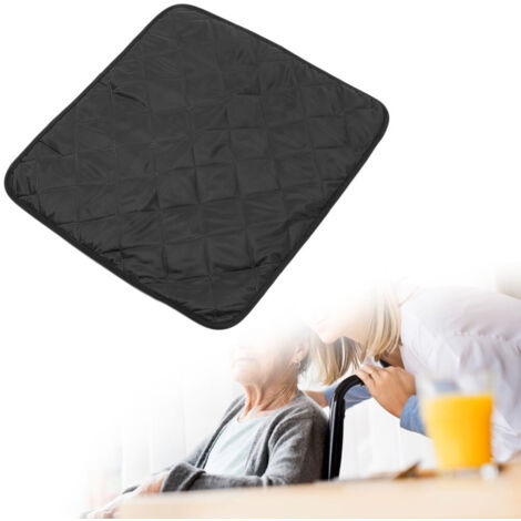 Wiederverwendbares Inkontinenzkissen für Sofa, Bett und Sessel (2 Stück, Schwarz)