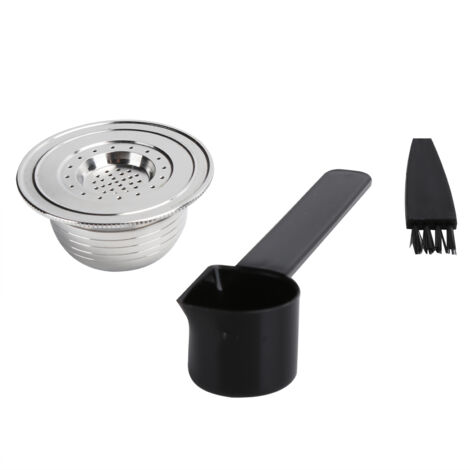Wiederverwendbares Kaffeekapsel-Set mit Löffel und Bürsten, kompatibel mit BIALETTI-Filter