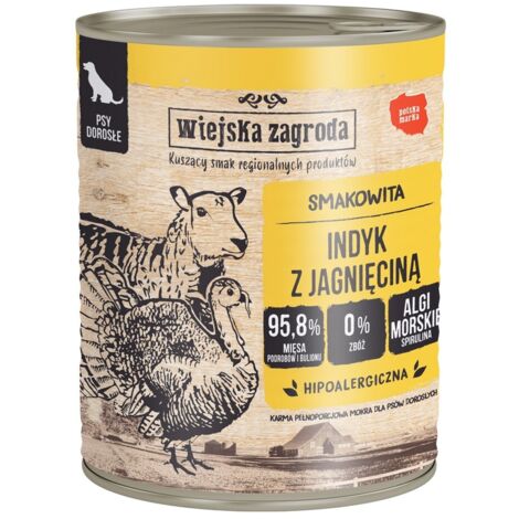 Wiejska Zagroda Dinde à l'agneau 800g