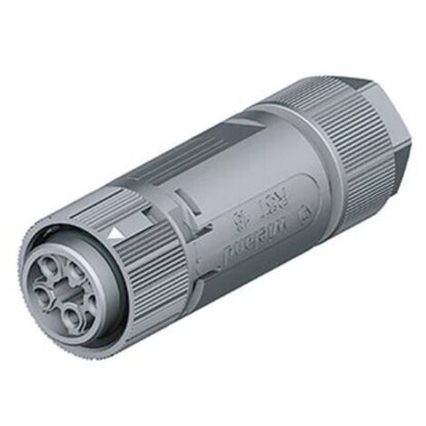 Wieland  46.051.4553.1 Connettore circolare Giunto dritto Serie (connettore circolare): RST® MINI Tot poli: 4 + PE 1 pz.