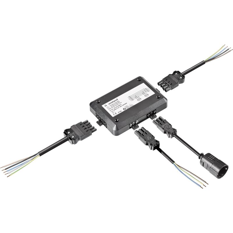 99.445.6046.6 Répartiteur noir S642201 - Wieland