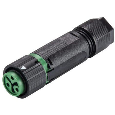 Wieland Electric 46.031.4555.7 Rundstecker Kupplung, gerade Gesamtpolzahl: 2 + PE Serie (Rundsteckve