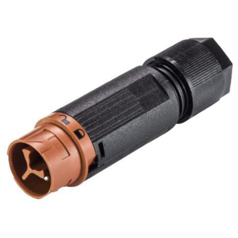 Wieland Electric 46.032.4551.4 Rundstecker Stecker, gerade Gesamtpolzahl: 2 Serie (Rundsteckverbinde