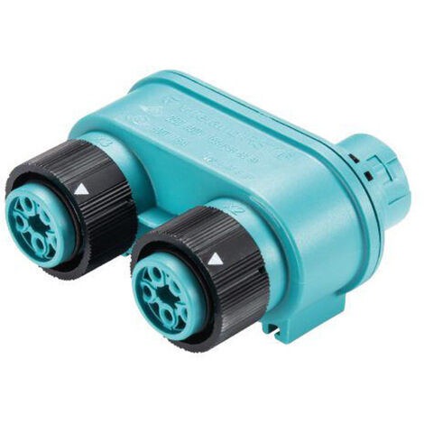 Wieland Electric 46.050.1253.6 Rundstecker Verteiler  Gesamtpolzahl: 4 + PE Serie (Rundsteckverbinde
