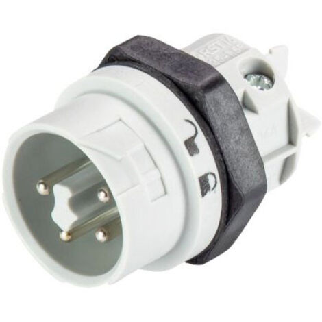 Wieland Electric 46.052.5054.0 Rundstecker Stecker, Einbau Gesamtpolzahl: 4 + PE Serie (Rundsteckver